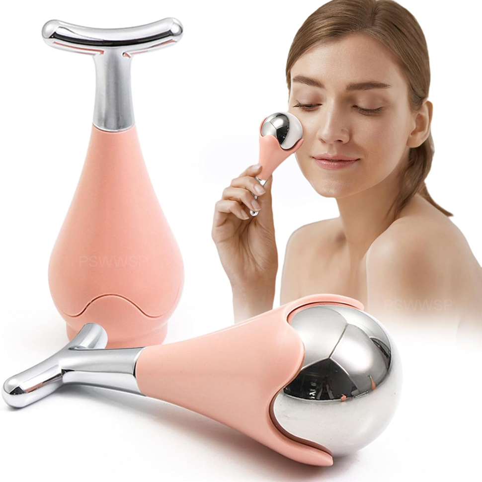 Ice Roller Face Cold - Stainless Steel Beauty Ice Roller Face