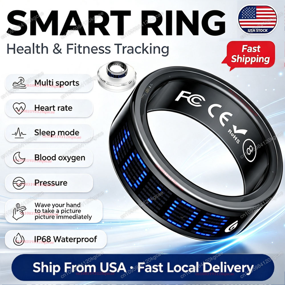 2026 Smart Ring Call Reminder  - Blood Oxygen Monitor ulasan dan harga