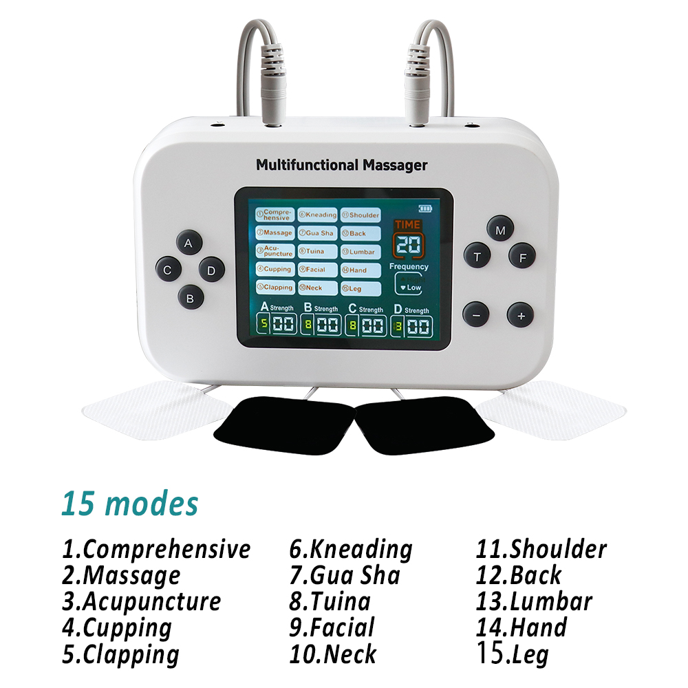 4-in-1 TENS Unit with 15 Modes - Tens Pain Relief Unit ulasan dan harga