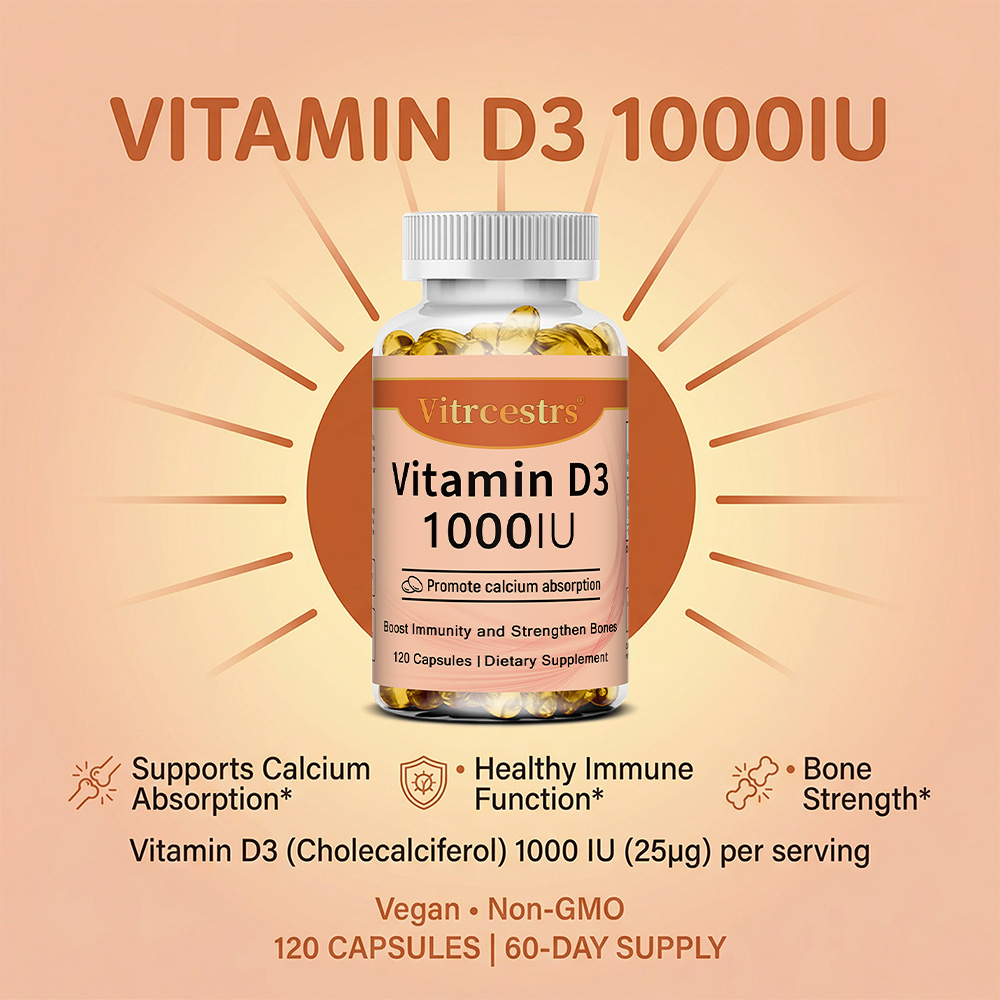Vitamin D3 1000 IU Capsules, S - Health Wellness Usa ulasan dan harga