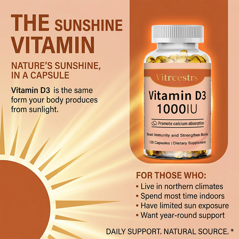 Vitamin D3 1000 IU Capsules, S - Health Wellness Usa ulasan dan harga