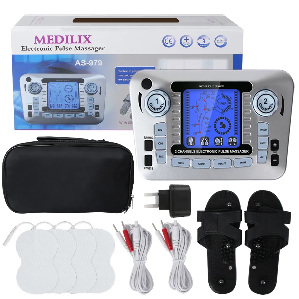 12 Modes Digital Electric Puls - Tens Pain Relief Unit ulasan dan harga