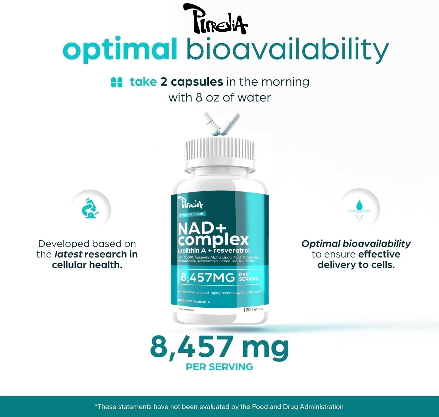 NAD Plus Supplement - Natural  - Health Wellness Usa ulasan dan harga