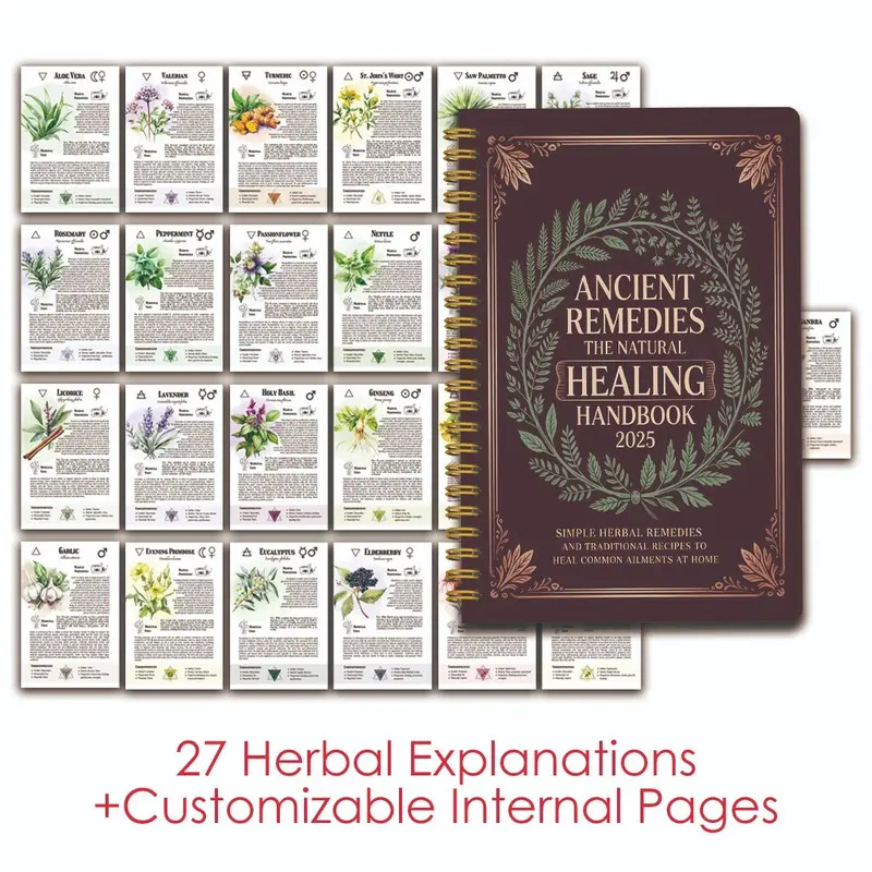 Natural Remedies Handbook with - Health & Wellness Rehab ulasan dan harga
