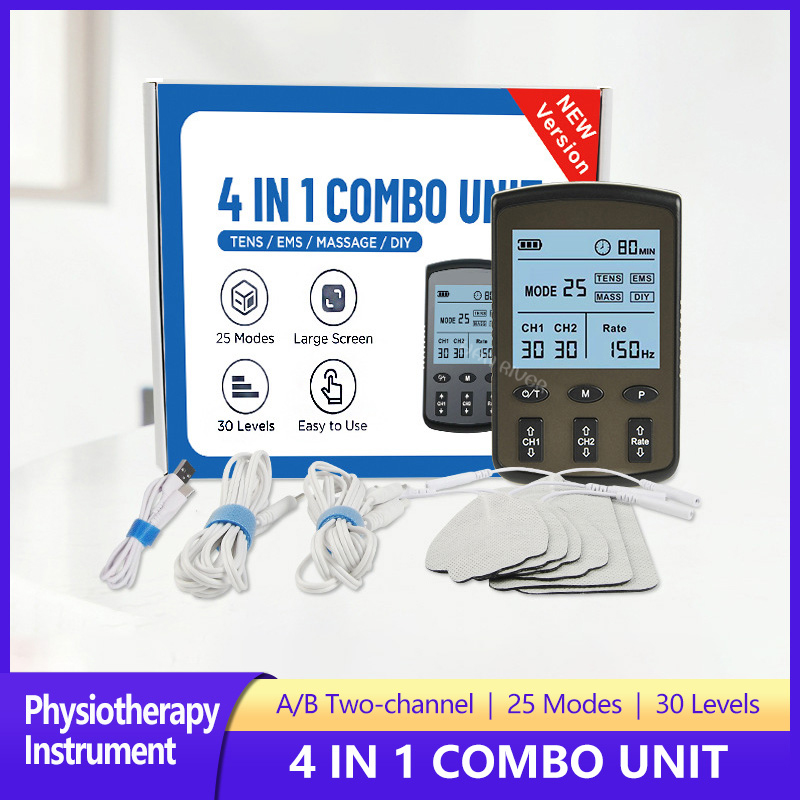 Dual Channel Electronic Pulse  - Tens Pain Relief Unit ulasan dan harga