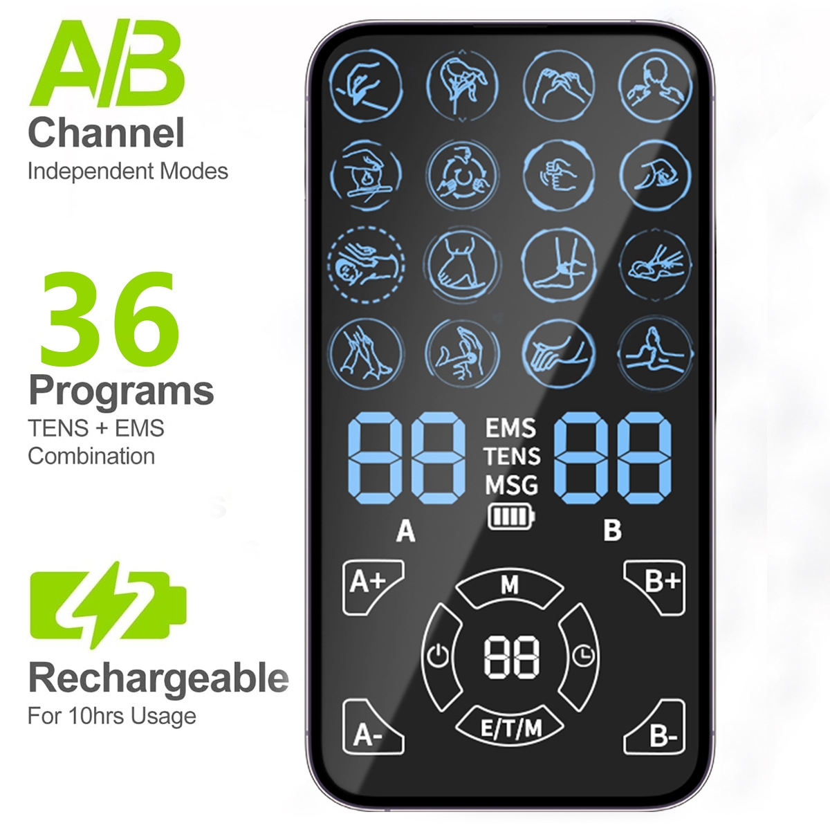 TENS Unit EMS Pain Relief Mass - Tens Pain Relief Unit ulasan dan harga