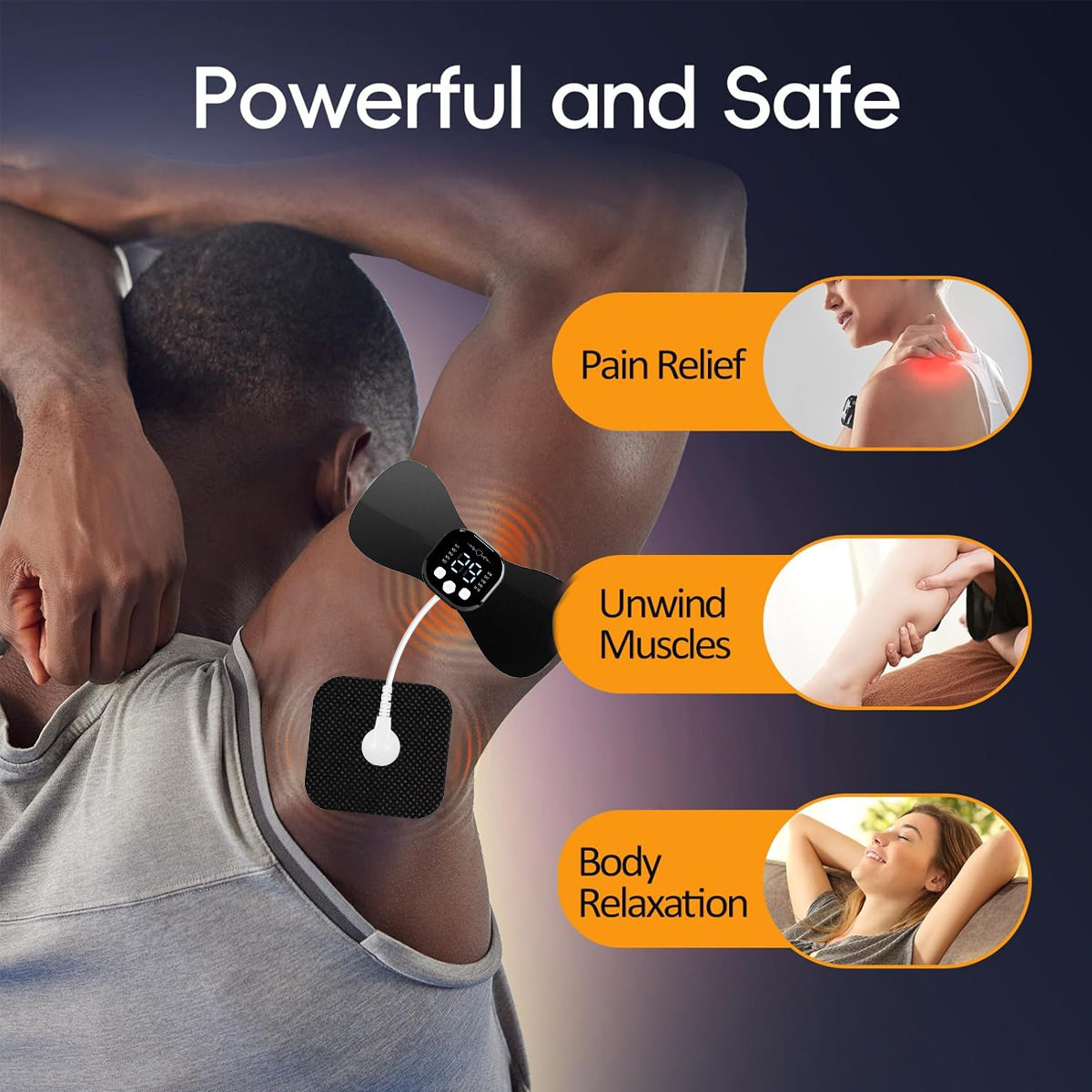 Wireless EMS Muscle Stimulator - Tens Pain Relief Unit ulasan dan harga