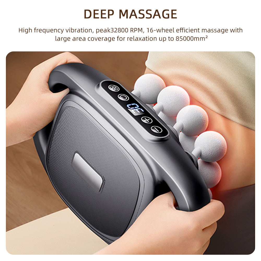 16-Head Fascia Gun High-Freque - Massage Gun Deep Tissue ulasan dan harga