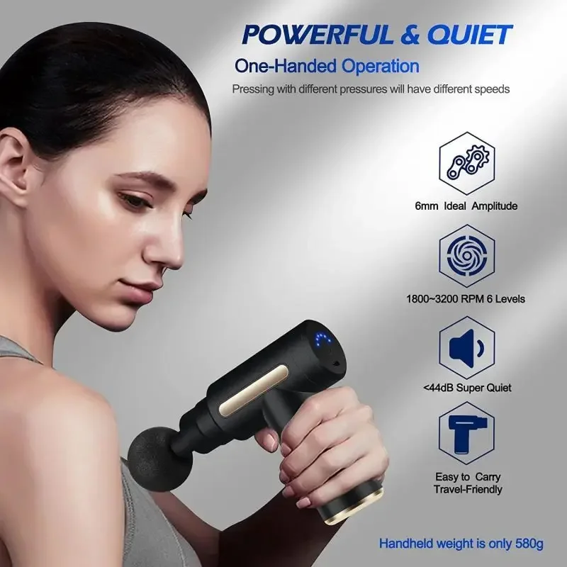 Portable Fascial Massage Gun E - Massage Gun Deep Tissue ulasan dan harga