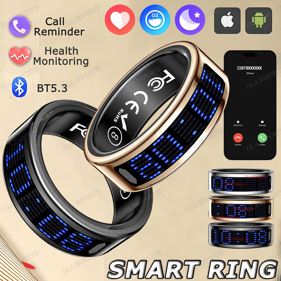 SR16 Smart Ring 3D LED Display - Blood Oxygen Monitor ulasan dan harga
