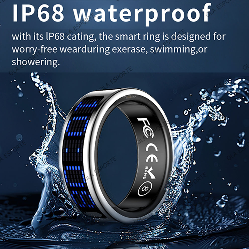 SR16 Smart Ring 3D LED Display - Blood Oxygen Monitor ulasan dan harga