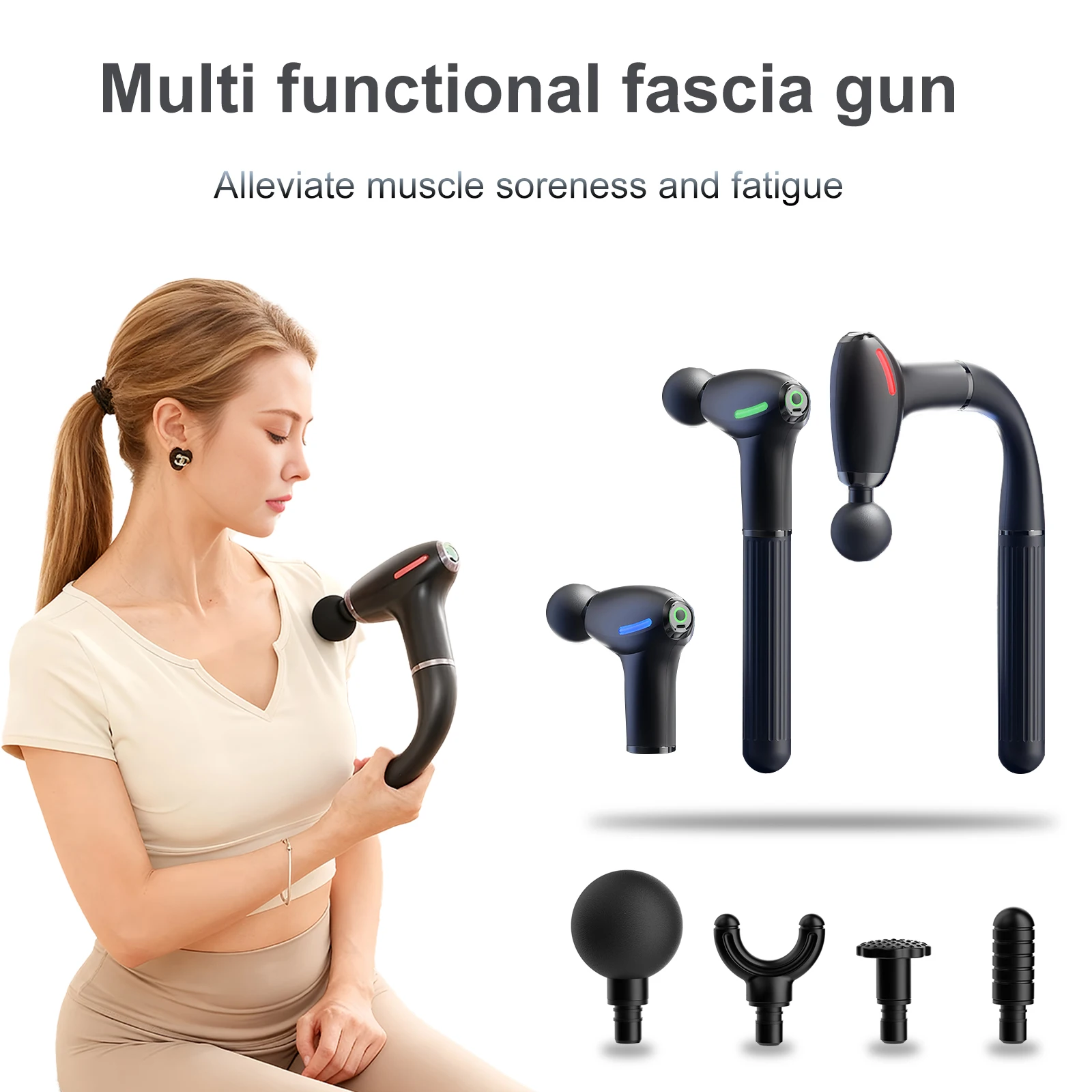 Mulit functional fascia gun wi - Massage Gun Deep Tissue ulasan dan harga