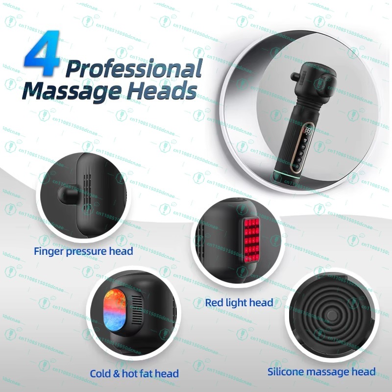 Professional 4 Head Booster Sp - Massage Gun Deep Tissue ulasan dan harga